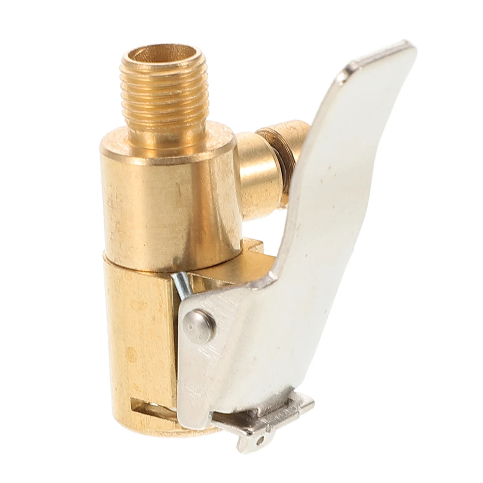 

Heavy Duty Brass Tire Air Chuck Adapter No Leakage Locking Connector Vehicle Car Bike Pump Inflator Nozzle Hose Repair Tool