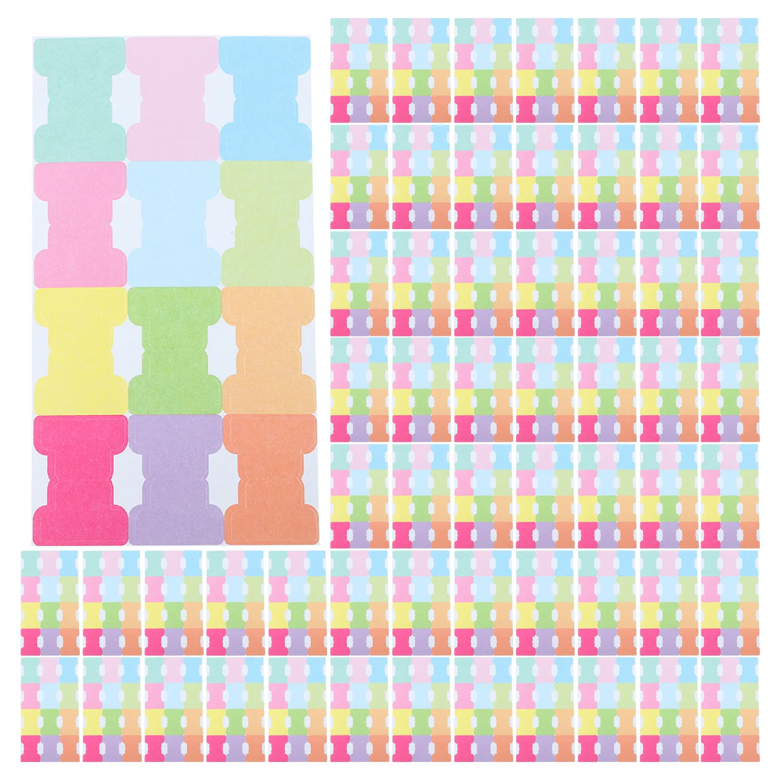 

480 шт. самоклеящихся индексных закладок для ежемесячных планировщиков и книг, с возможностью письма, для организации блокнотов