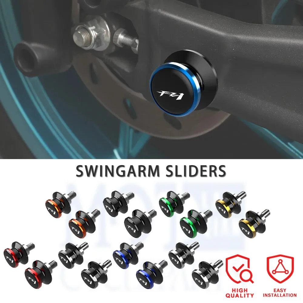 

Motorcycle Accessory 6mm Swingarm Spools Rear Stand Screws Sliders FOR YAMAHA FZ1 FAZER FZ-1 2006-2022 2023 2015 2007 2008 2009