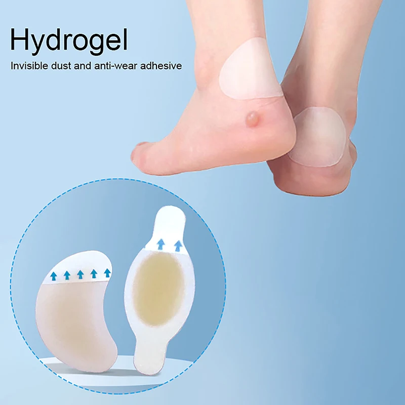 1pcs Gel Heel Protector Foot Patches Adhesive Blister Pads Heel Liner Shoes Stickers Pain Relief Plaster Foot Care Cushion Grip