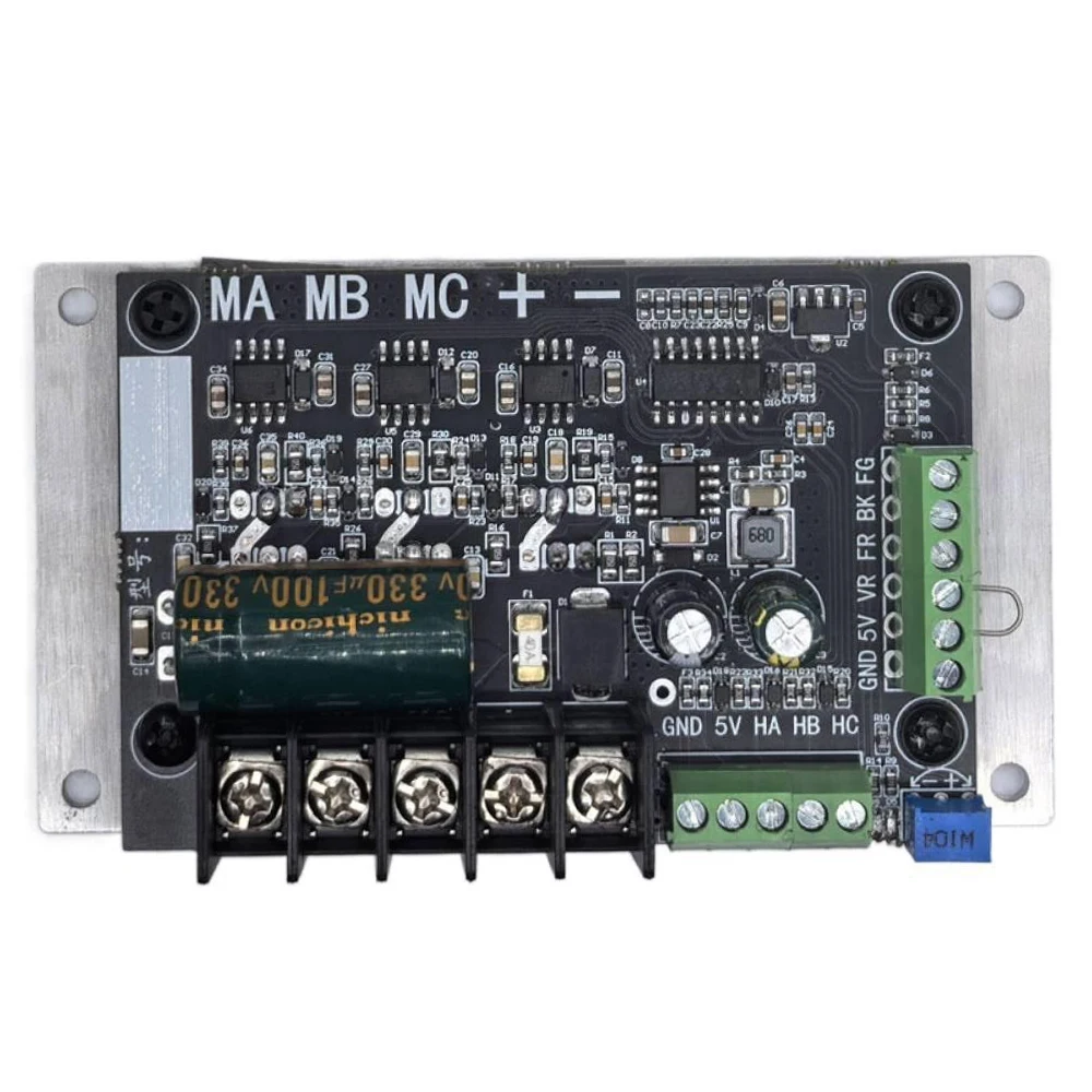 DC11-75V Brushless Motor Driver Board 800W High-power Motor Speed Regulator Motor Forward and Reverse Controller With/No Hall
