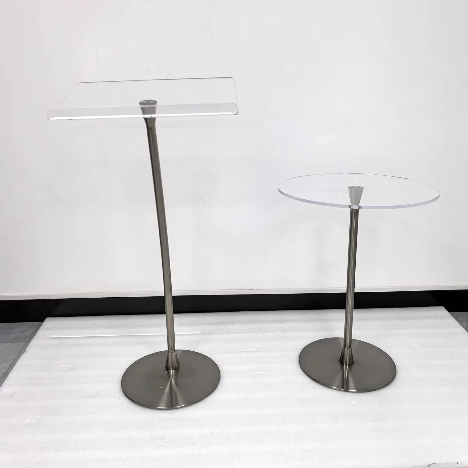 

Customizable LOGO plexiglass metal acrylic podium