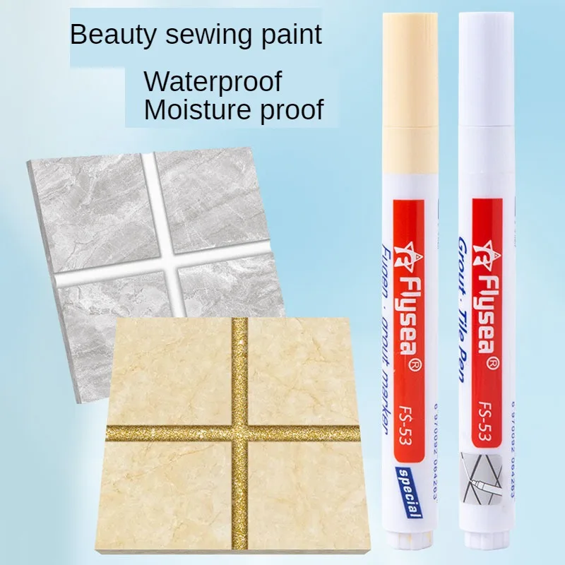 Kolorowe wodoodporne płytki pióro naprawcze ściany porcelanowe odporne na formowanie środki wypełniające do czyszczenia farby do łazienki białe płytki fugowanie długopis