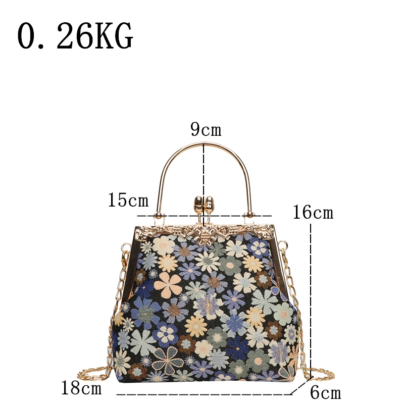 Floral Clutch Purses Women Satin Flower Evening Bag Female Elegant Party Prom Handbags Bridal Wedding Crossbody Shoulder Bag