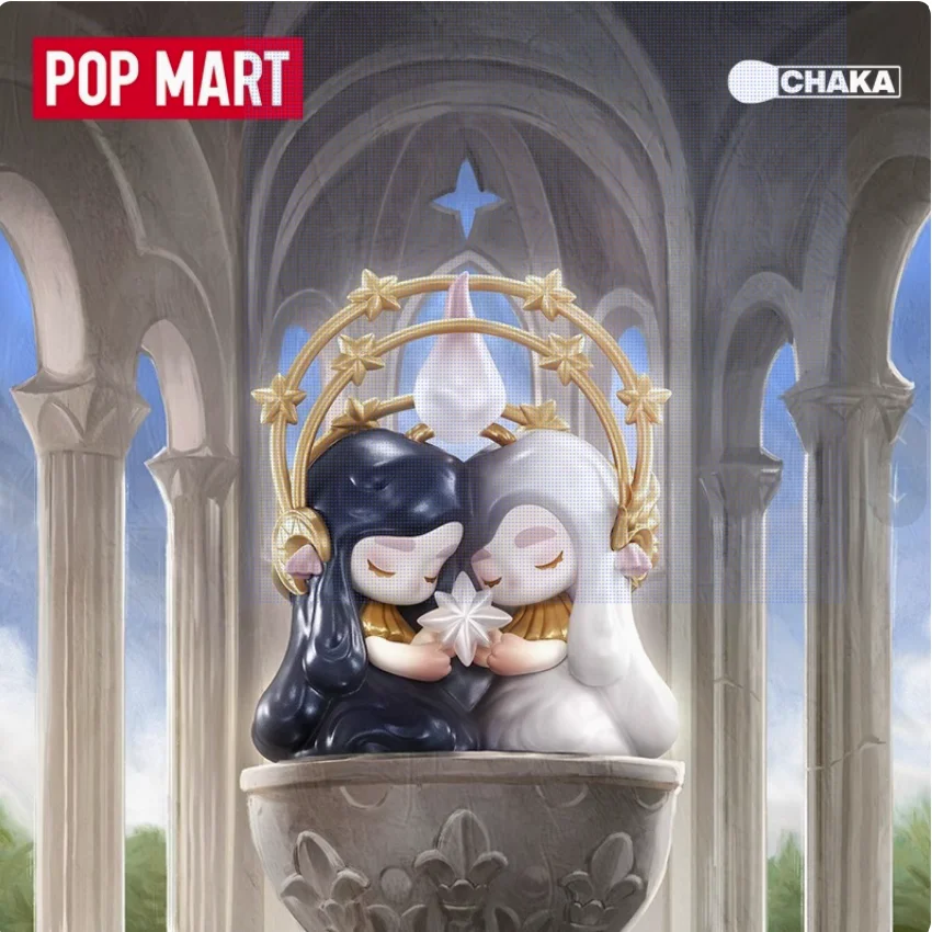 

POPMART натуральная свеча Chaka Whisper Series, слепая коробка, фигурка Kawaii, настольная коллекция, украшение, загадочная коробка, модная игрушка в подарок