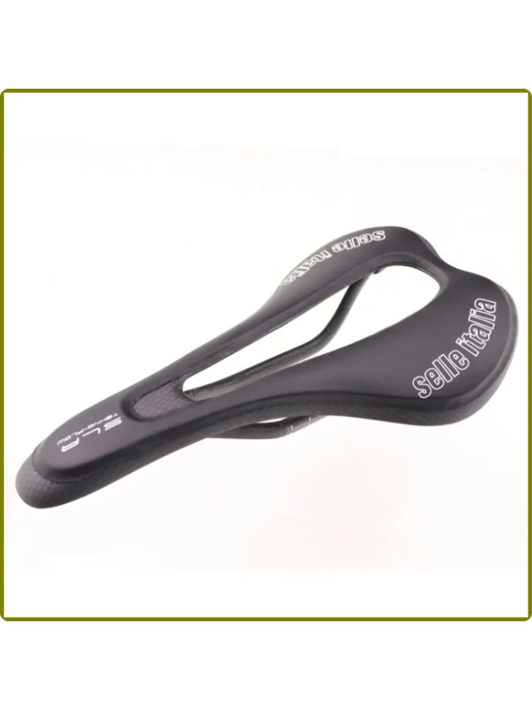AliExpress NONE Full Carbon Bike Saddle Ultralight Racing Bike Seat Big Hollow 7x9mm Road Bicycle Seat Cushion Cycling Accessories