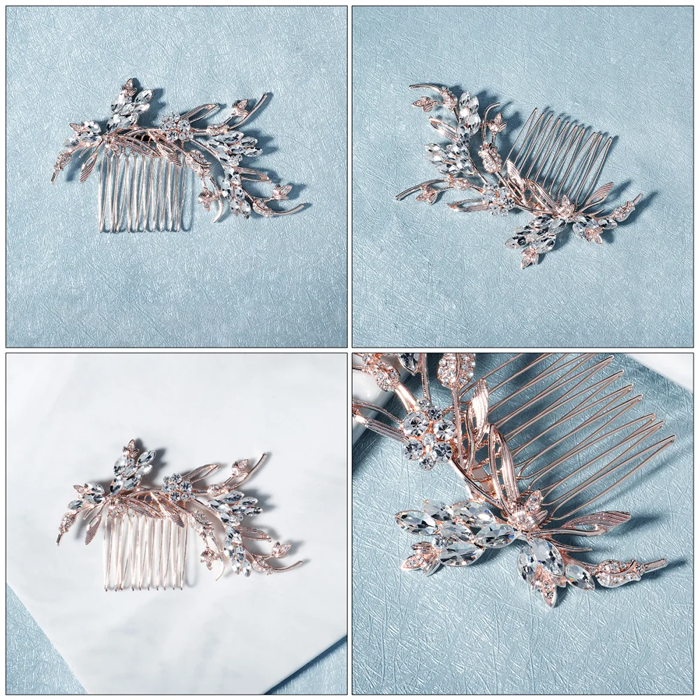 

Rose Gold Crystal Alloy Hairpin Elegant Accessories Hair Accessory Wedding Party Dance Elegant Hairpin Occasions