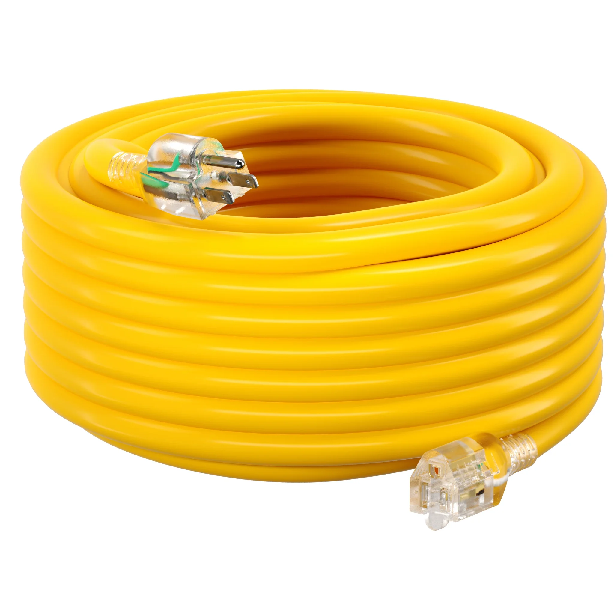 Durable US Standard Outdoor Extension Cord Waterproof 12 Gauge 25ft Power Cord