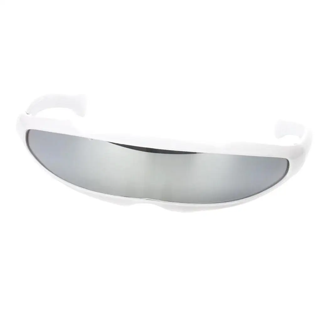 Mirrored Futuristic Sunglasses Party Funny Eyewear Glasses image 5