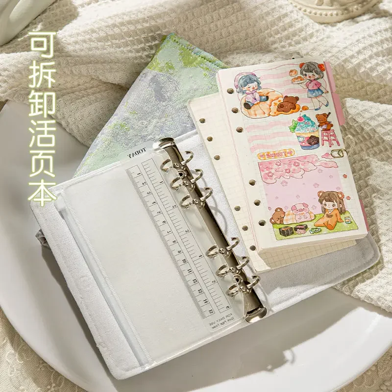 A5 A6 Binder Diary Cute Notebooks Removable Journal Planner Kawaii Notebook Journal Binder Journal Notebook Budget Planner