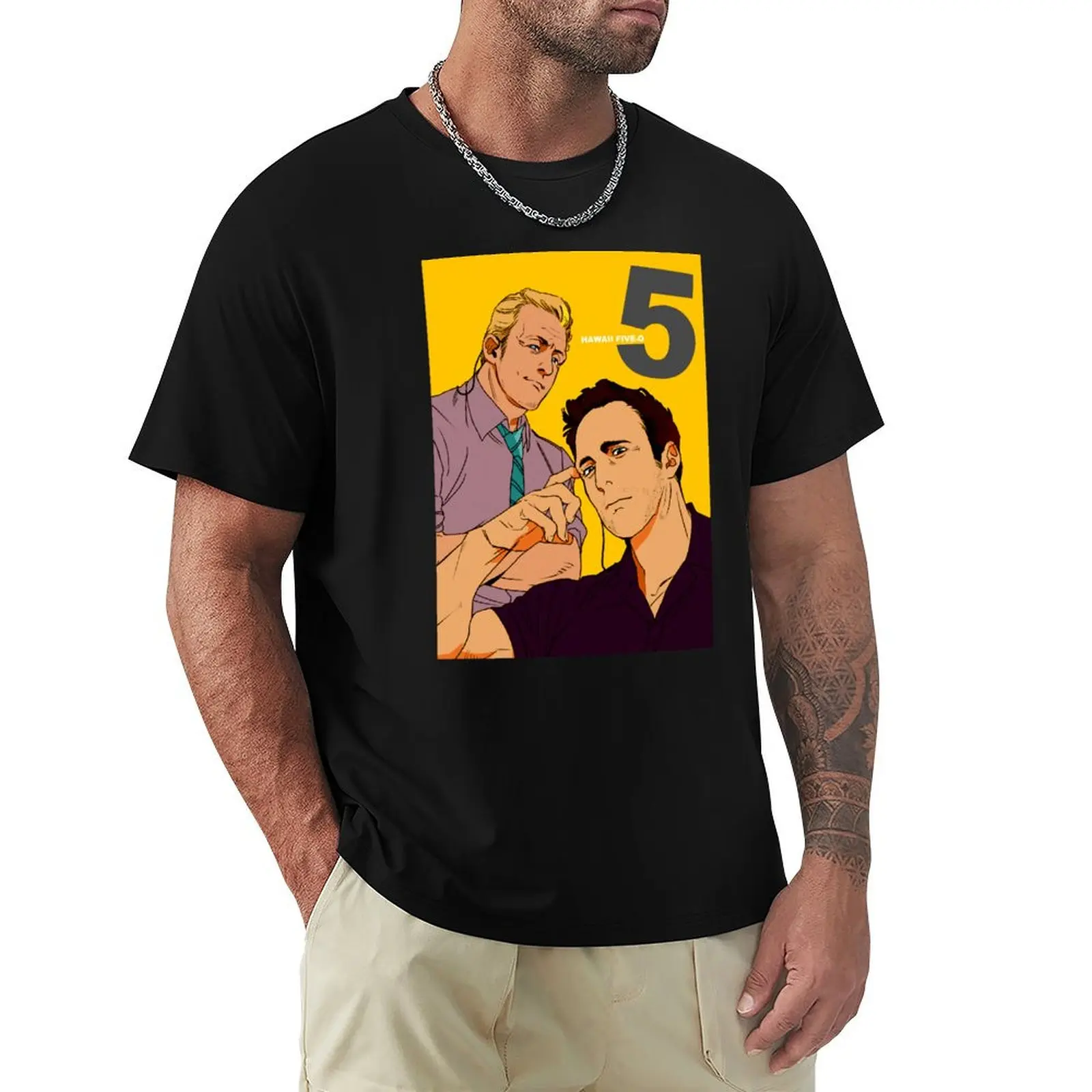 Hawaii Five 0 Alex And Daniel T-Shirt Durable Work Wear T-Shirt