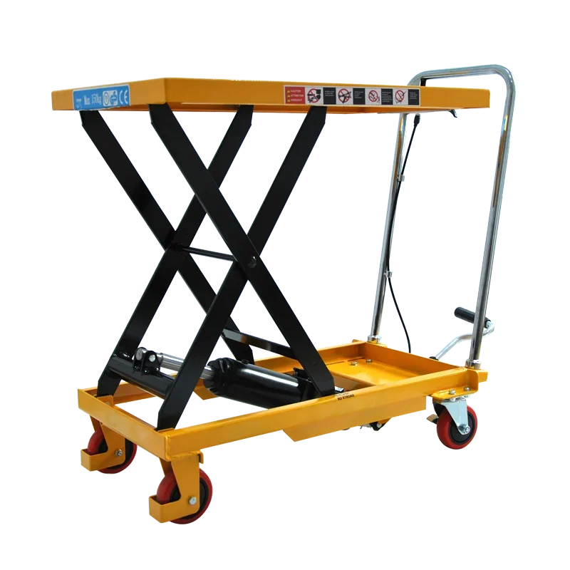 300kgs Hydraulic Scissor Lift High Quality Manual Lift Trolley Lift LT300