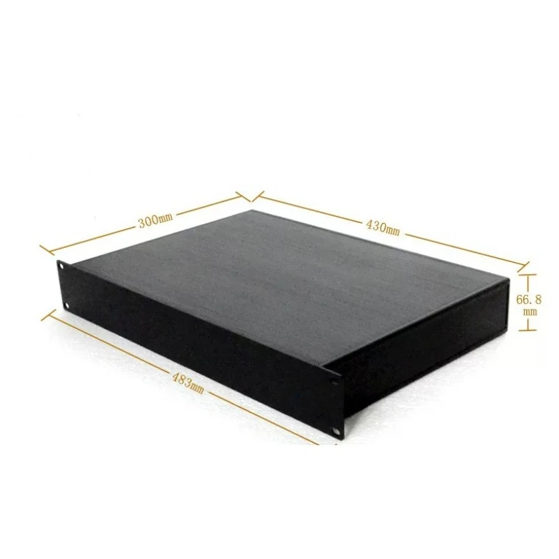 19‑Inch All‑Aluminum 1.5U Standard Chassis・U‑shaped Plug‑in Box For Industrial Rack‑mount Equipment InstallationZ