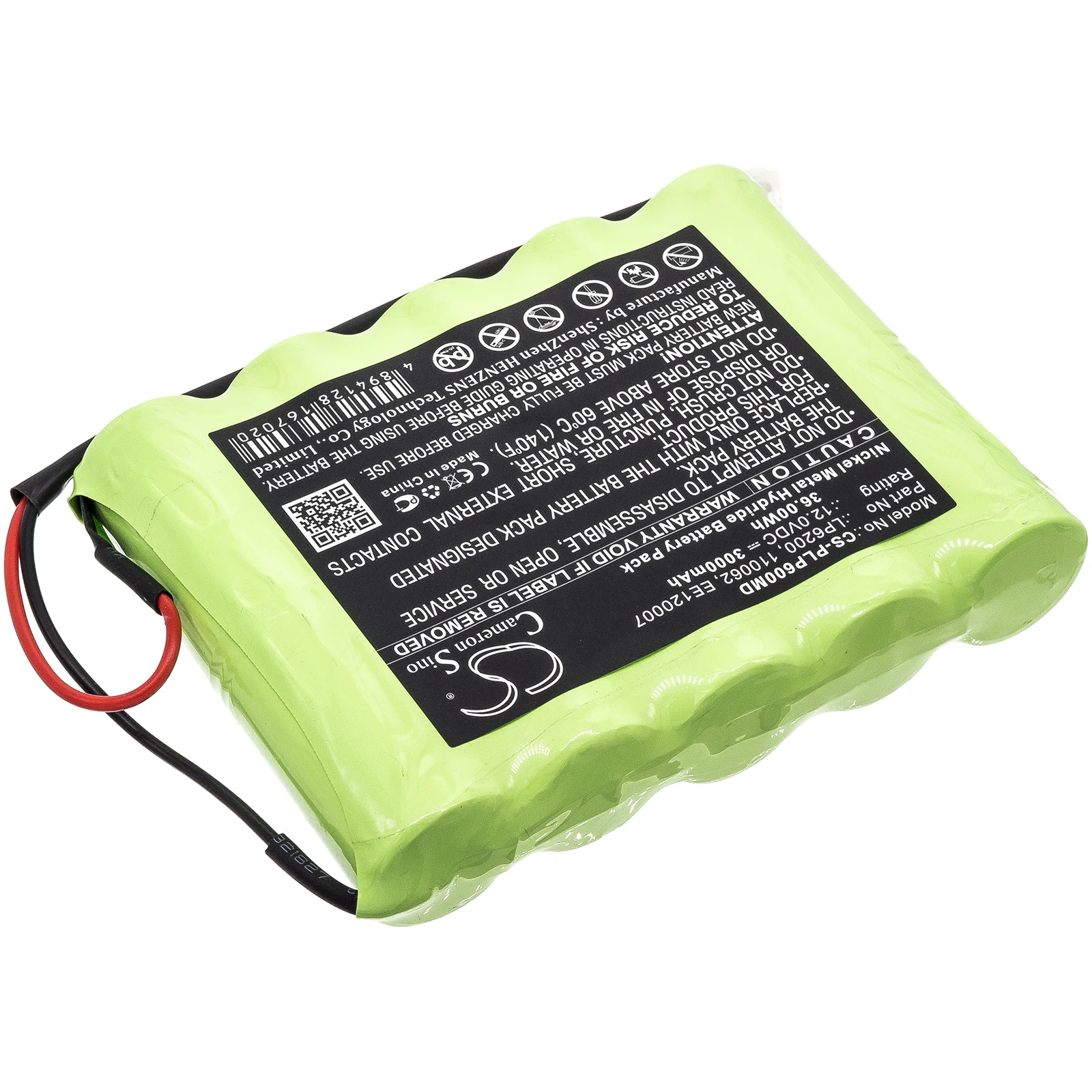 12V 3000mAh Medical Battery LP6200, 110062, EE120007 for Physio-Control Lifepak 6, Lifepak 6S, 7 Defibrillator, NLP6, LP7 +TOOL