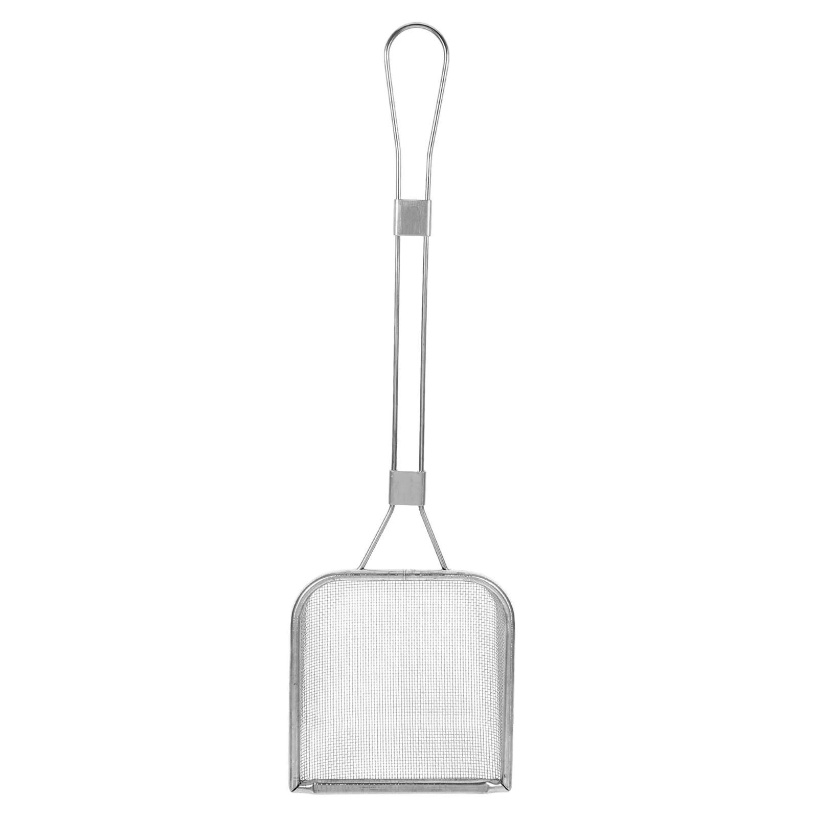 

Square Mesh Skimmer Stainless Steel Colander Spoon Fry Ladle Scoop Kitchen Gadgets