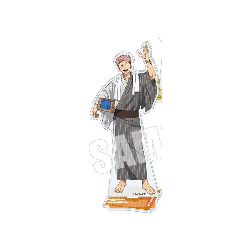 Jujutsu Kaisen Acrylic Stand Figure Gojo Satoru Itadori Yuji Anime Peripheral Creativity Hot Spring Modeling Desktop Ornament view 5
