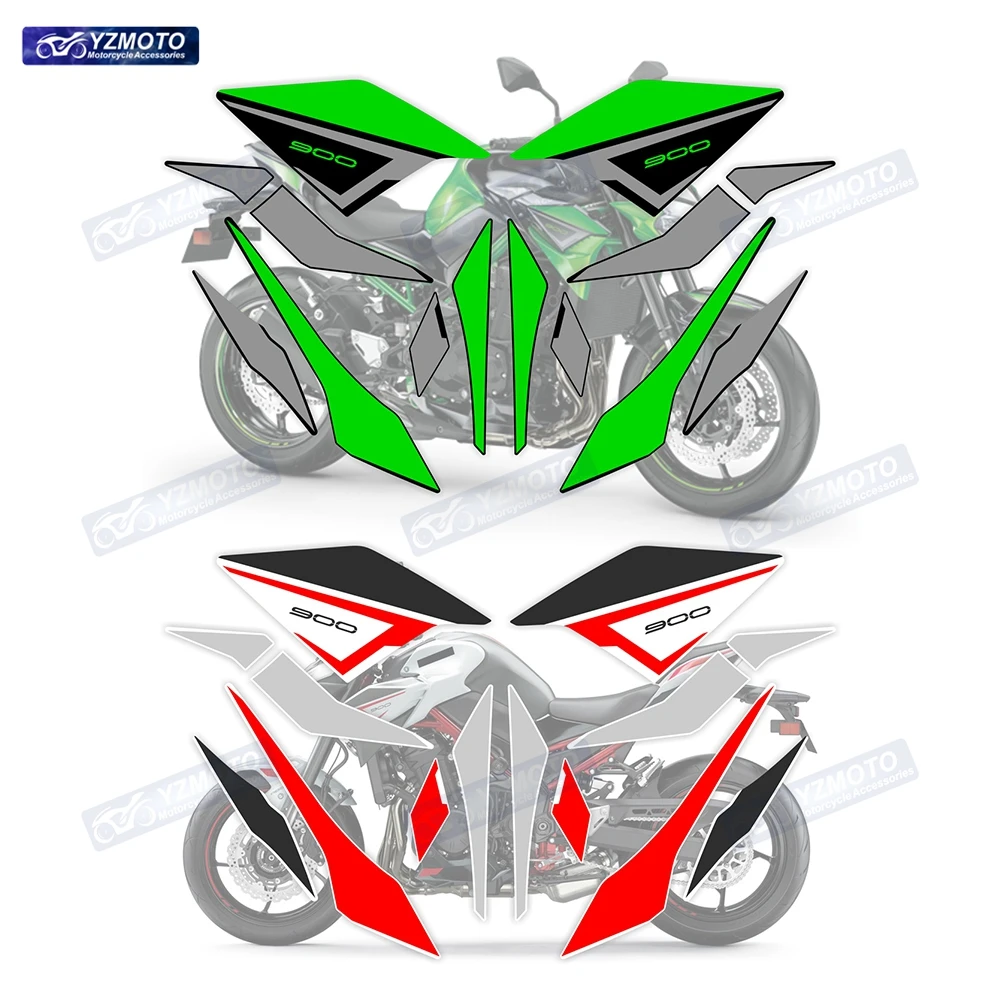 

For Z900 Z 900 ZR900F Motorcycle Full Car Racing Fairing Sticker Reflective Waterproof Bodywork Decal Decorate Stickers Kit