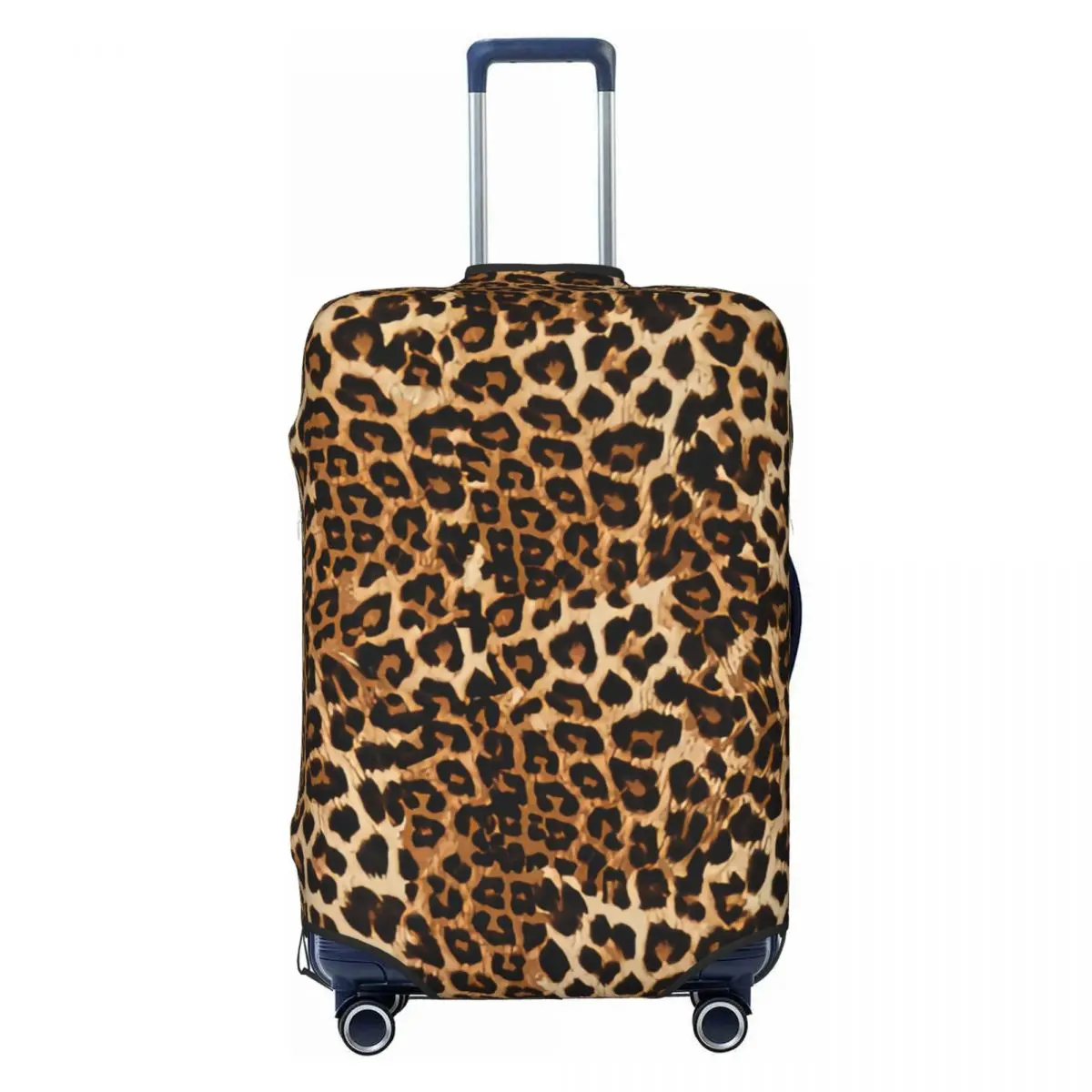 

Leopard Cheetah Skin Print Luggage Cover Elastic Animal Skin Travel Suitcase Protective Covers Suit For 18-32 inch
