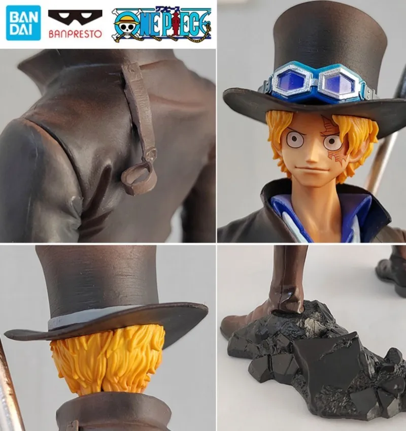 Banpresto Chronicle The Sabo figura modelo Bandai, modelo de Pvc genuino de Japón, muñeca de una pieza, colección de juguetes, regalo para niños