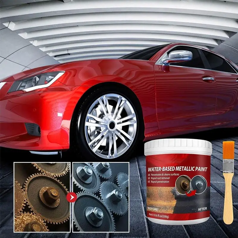 Metal 300g/100g Rust RemoverWater Based Metallic Paint Rust Converter 300g Multi Purpose Anti-rust Protection Car Coating Primer