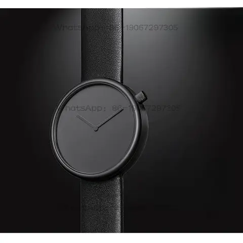 Pebble Watch Men's Simple and High-end Men's Watch Leather Waterproof