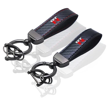 Voor Nissan Gtr GT-R Nismo R35 Premium Bewerken Auto Sleutelhanger Ringen Koolstofvezel Sleutelhanger Auto Accessoires