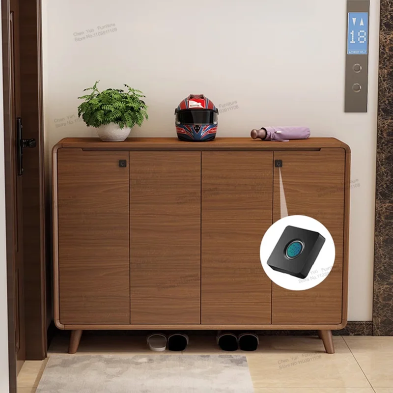 Wooden Storage Shoe Cabinets Balcony Custom Home Furniture Multilayer Indoor Shoe Cabinets Accept Vestibule Armario De Zapatos image 2