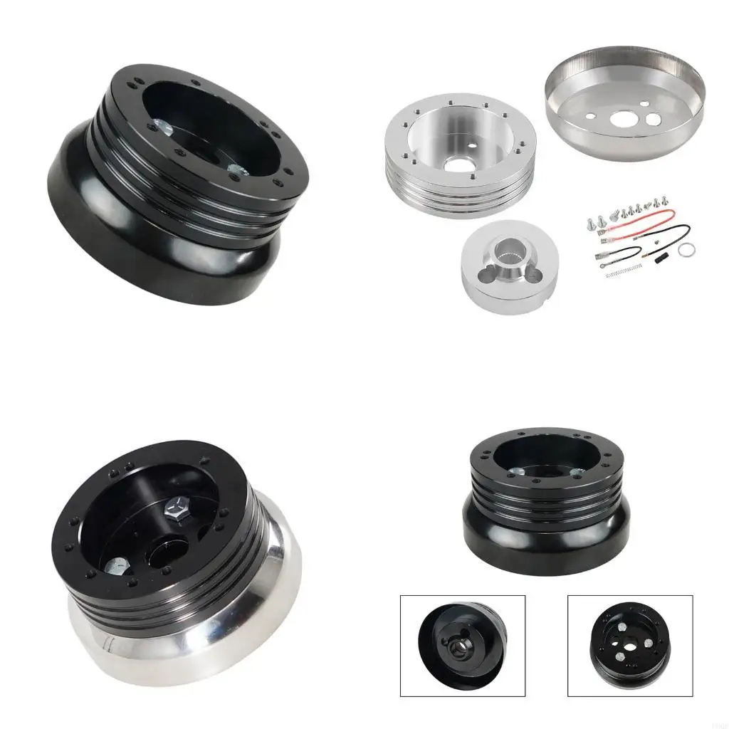 Premium Steering Wheel Hub Adapter for 5 And 6 Holes Secure Fit Hub Connector New