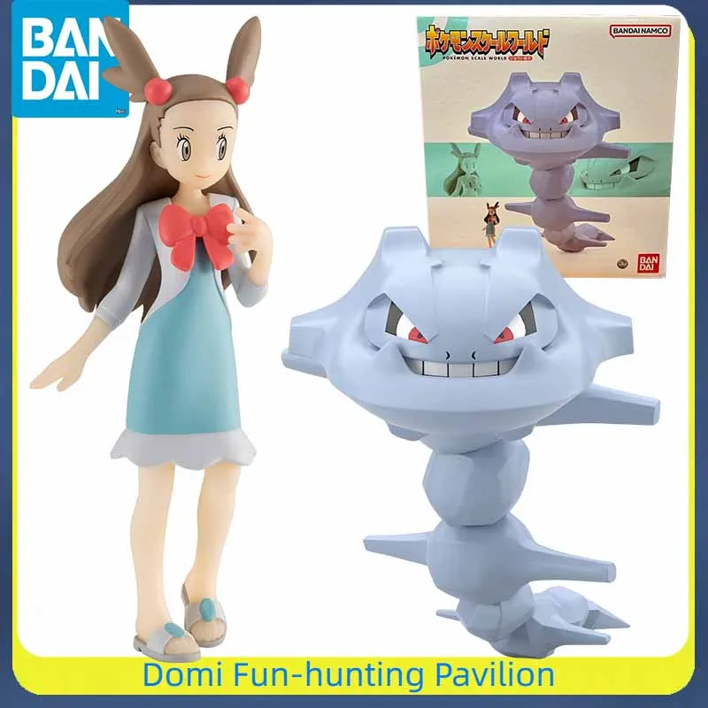 

Bandai оригинальная конфетная игрушка Pokémon SCALE WORLD аниме фигурка Mikan/Steelix готовая модель Коллекционная игрушка подарочные украшения