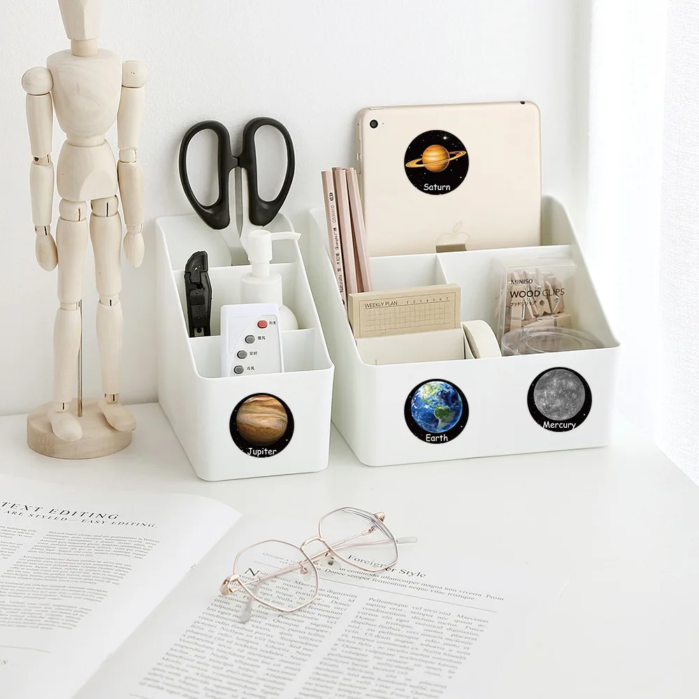 500 pçs estranho planeta dos desenhos animados rolo adesivos diy guitarra telefone portátil mala copo de água skate planejador suprimentos adesivos