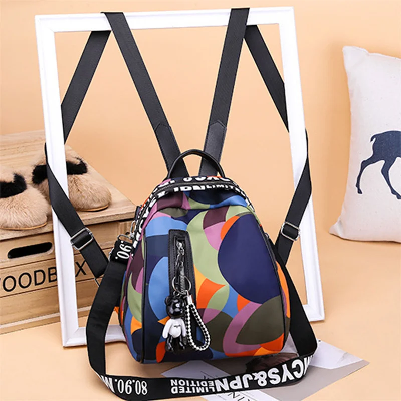 New Multifunction Backpack Women Waterproof Oxford Bagpack Theft Backpack 2021