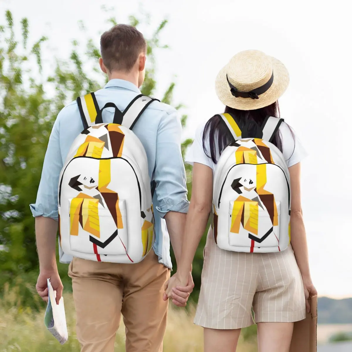 

It's Freddie Backpack Student BookBag Children School Bag Computer Shoulder Bags for Men Women
