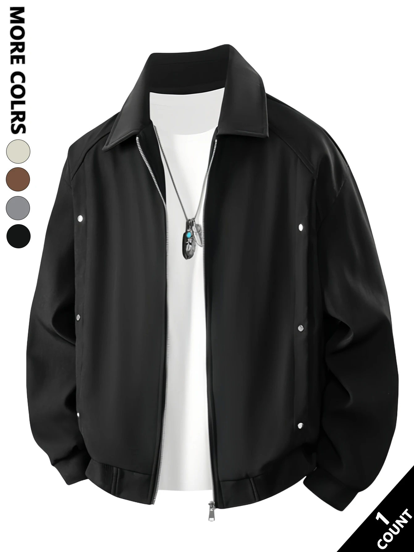 

Мужская классическая куртка с лацканами, тонкий весенне-осенний стиль, аккуратный крой, деловой повседневный дизайн для двух видов одежды, высокая, тонкая и красивая верхняя одежда