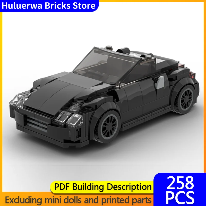 

Модель скоростного гоночного автомобиля MOC, строительные кирпичи 370Z, верхний уровень, спортивный автомобиль, модульная технология, детские праздничные подарки, сборка игрушек, костюм