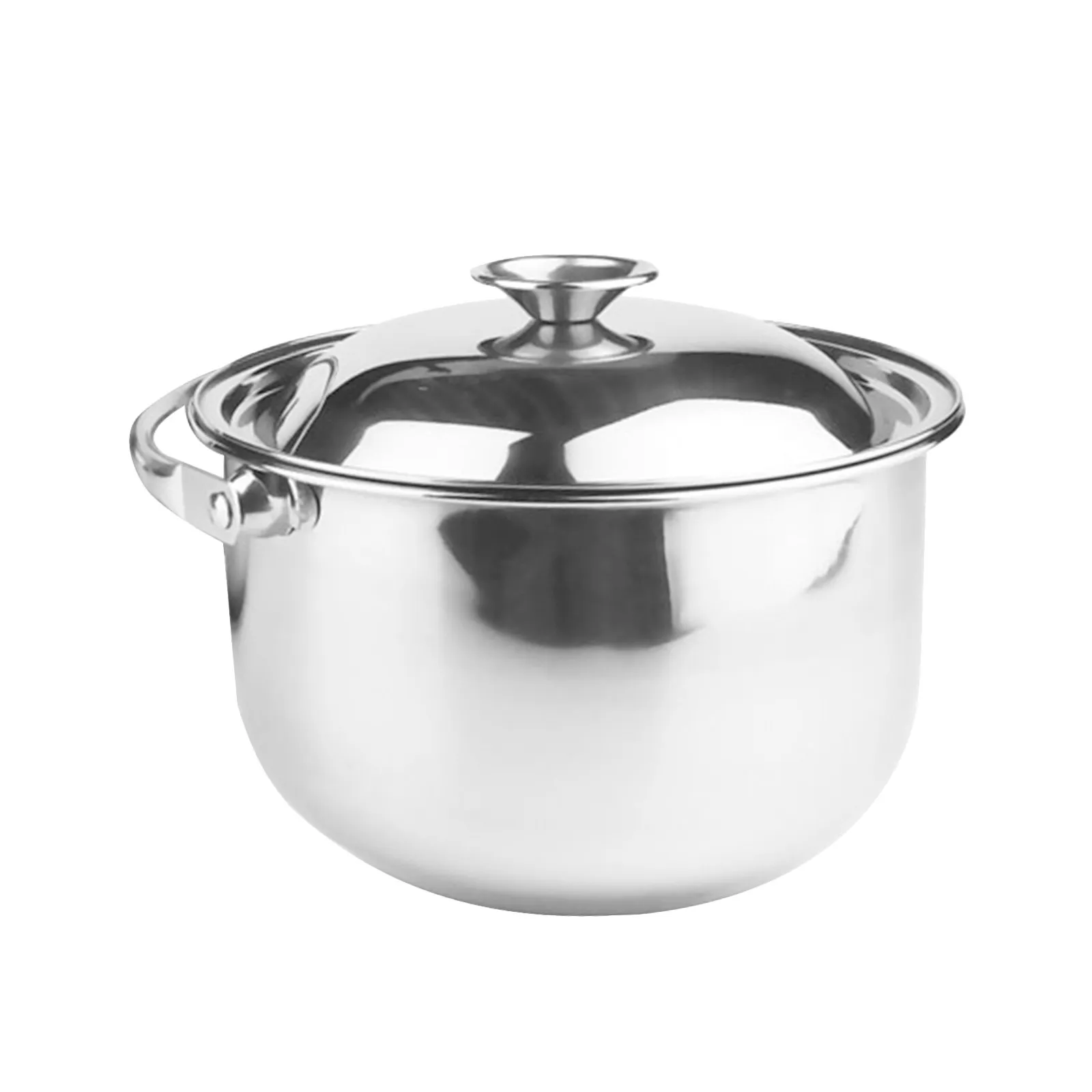 Multi-Functional Stainless Steel Cooking Pot 25L Suitable for Gas Cooker Induction Cooktop Soup Pot for Canteen Restaurant Use