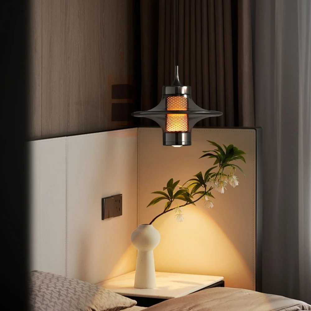 Minimalist Pendant Light Morden Creative High-end Pendant Lamp Bedroom Bedside Entrance Background Wall Atmosphere Pendant Light