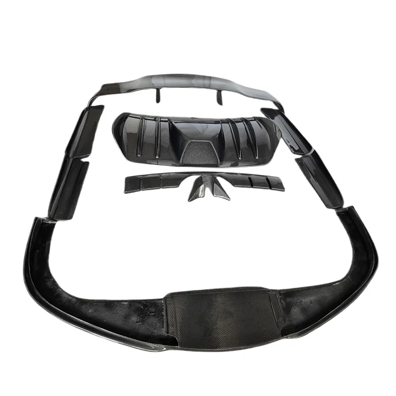 

HM Style High-quality Carbon Fiber Front Lip and Rear Diffuser Side Skirts Spoiler Body Kit for F430