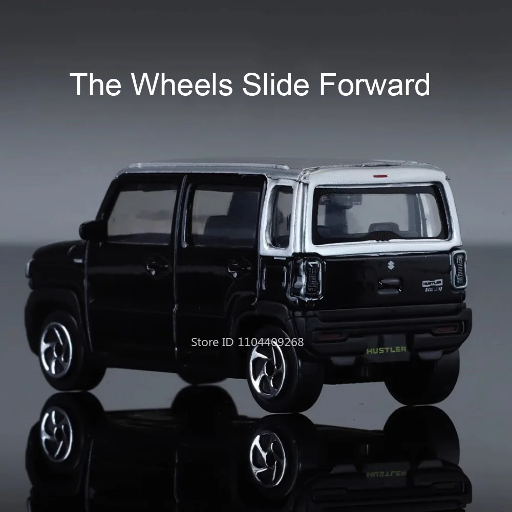 Schaal 1:48 Suzuki Hustler Automodel Speelgoed Legering Diecast Sterke Duurzame Slide Forward Miniatuur Voertuigen Modellen Cadeautjes voor Jongens