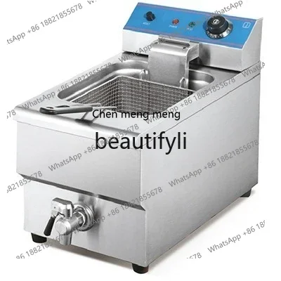 

Commercial, French fries fryer, single and double cylinder stall, fried tofu, electric heating potX
