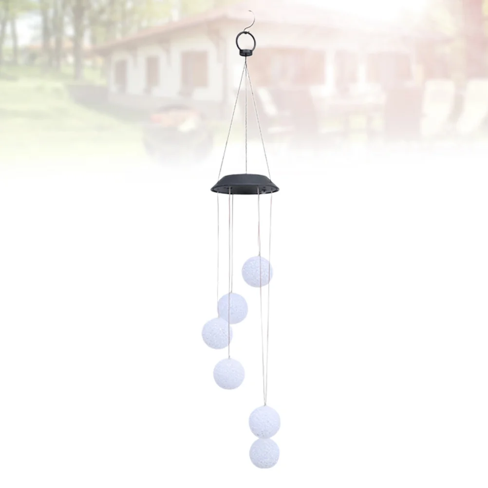 Solar Wind Chime Light Kleurrijke Gradient Particle Ball Regendicht Hangende Outdoor Garden Lamp Lights