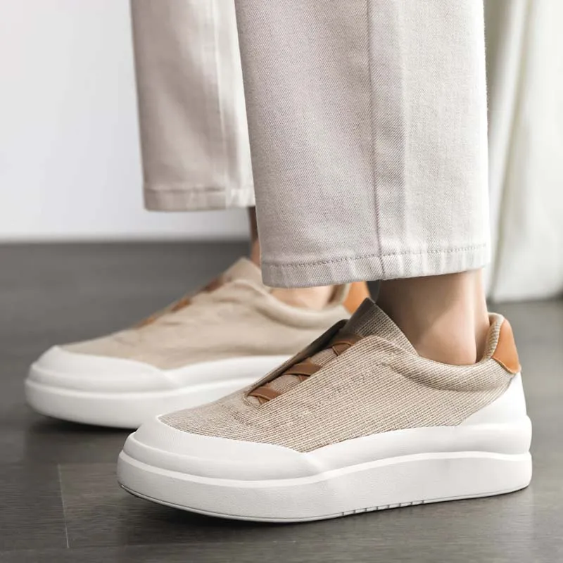 

Man Running Shoes 2026 Autumn Hot Sale Anti Slip Canvas Footwear Fashion Outdoor Sports Sneakers Wear-resistant Solid Colour Men
