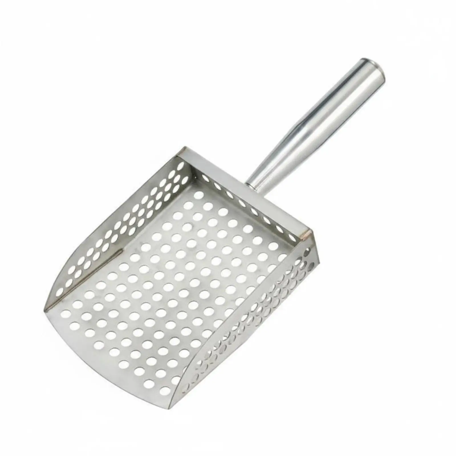 Stainless Steel Sand Sieve Shovel Heavy Duty Beach Digger Mesh Sand Tool for Seaside Treasure Hunting