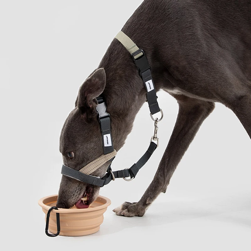 Hund Mund Anti Bellen Maulkörbe Hund Einstellbare Training Mesh Stoff Explosion-proof Spülung Control Traktion Haustier Liefert