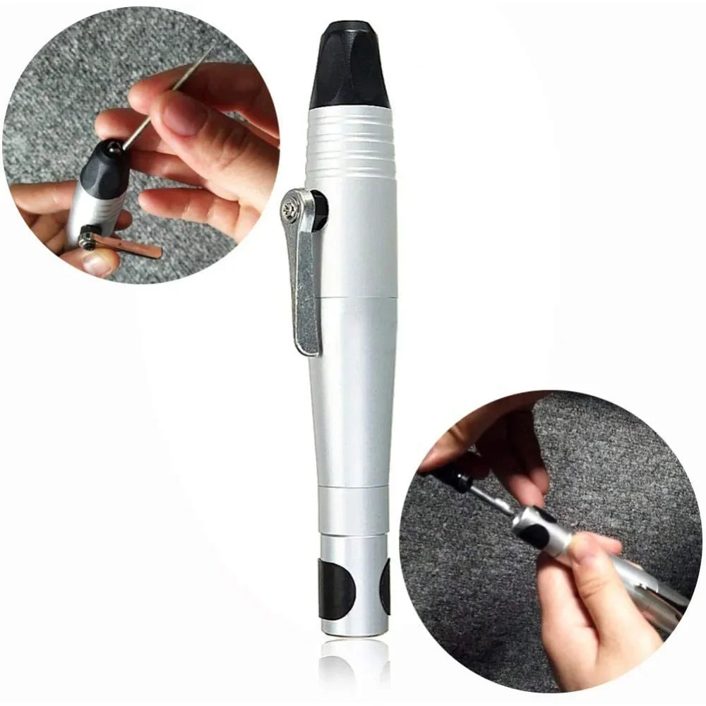 T30 로터리 툴 핸드피스, 보석 조각용 고속 그라인더, 2.35mm 퀵 체인지 콜렛, 걸이형 액세서리 포함