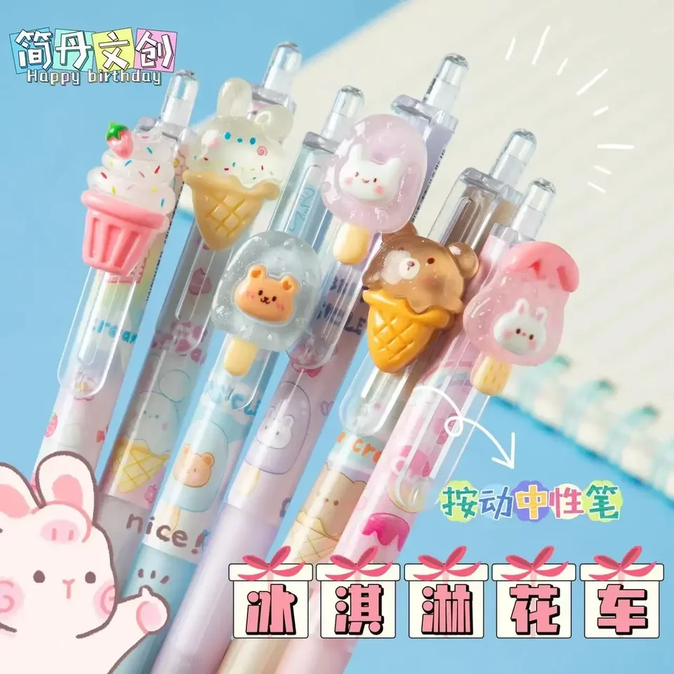 40 Stylos Gel Animaux Kawaii Mignons – Lot De 40 Crayons Fantaisie 0.5mm Encre Noire, Cadeaux Fête Enfants Anniversaire Noël