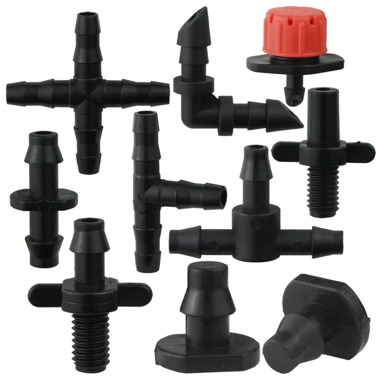 50Pcs Barbed Connec… - image