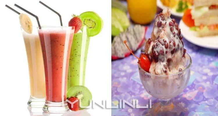 ماكينة تجارية لطين مشروب الثلج ، من من من من من من من نوع سموزي ، 45 لتر ، سعة كبيرة ، ماكينة صنع السموذي ،