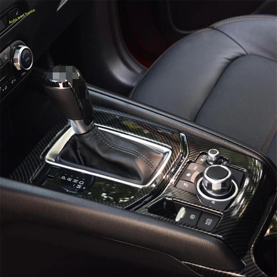 

Car Center Control Stalls Gear Shift Box Decoration Panel Cover Trim Fit For Mazda CX-5 CX5 2017 - 2022 Interior Accessories