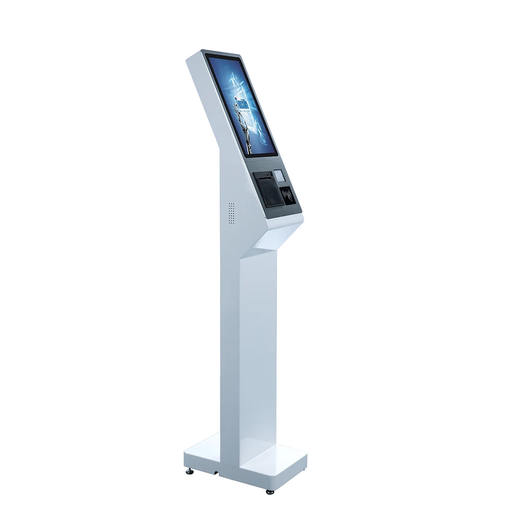 Aangepaste 15,6 21,5 32 43 inch Android 11 Win 10 Linux Restaurant Zelfbestelling Betaling Totems Check In Out Kiosk met thermische printer