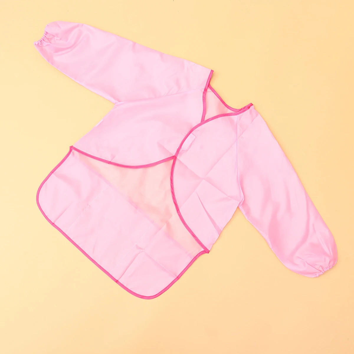 

Painting Apron Waterproof Long-Sleeved Art Smock Protective Cover for Watercolor Drawing Clothing Pink